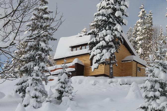 Dom Na Cienkowie Villa Wisła Exteriör bild